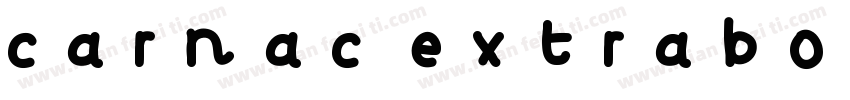 carnac extrabold字体转换